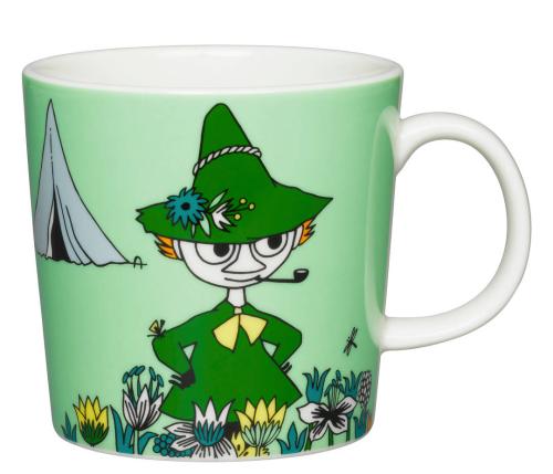Moomin mug 300ml Snufkin green