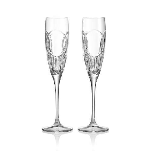 Wedding Vows Toasting Flute 210ml 7floz, Set of 2