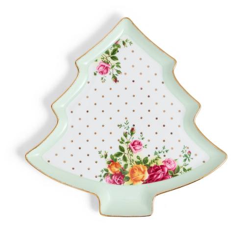 Christmas Tree Serving Dish 27cm