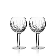 Lismore Balloon Wine 350ml 11.5floz,Set of 2