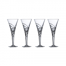 Saturn Nouveau Crystal Wine Set Of 4