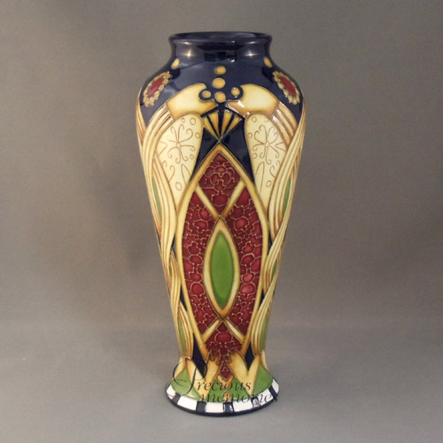 Staffordshire Gold Vase, $525.00, 122/8 Moorcroft