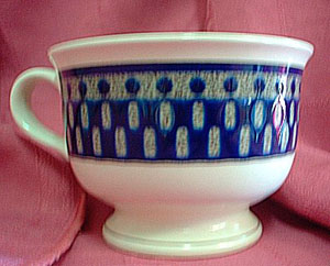 Aztec Blue Tea Cup Mikasa (1 Only)