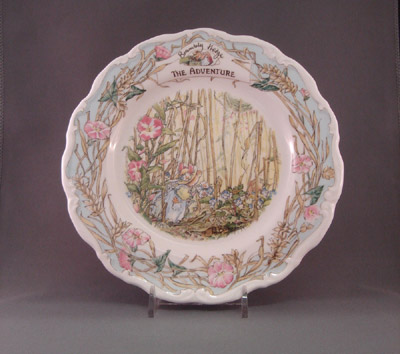 Plate, The Adventure (Primrose) Brambly Hedge Royal Doulton