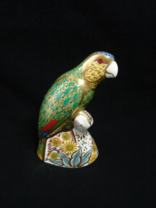 Amazon Green Parrot, LE, Royal Crown Derby