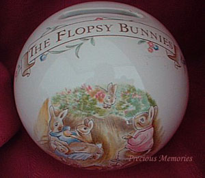 Money Ball Flopsy Bunnies Beatrix Potter Royal Doulton