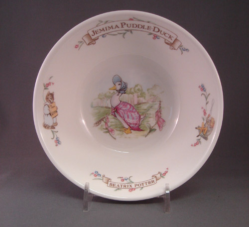 Cereal Bowl  (Jemina Puddy Duck) Beatrice Potter Royal Doult