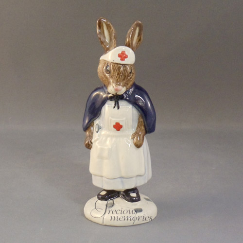 Nurse, DB 074A,  Bunnykins  (Red Cross) Royal Doulton