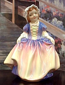 * Dinky Doo, HN 1678, $59.00,   Lavender, Royal Doulton, UK