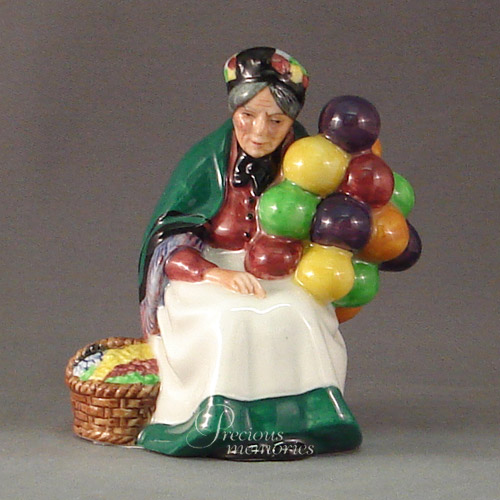 * Old Balloon Seller,  HN 2129, $165.00, Mini, street vendor