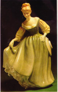 * Fair Lady, HN  2193, $99.00, Green, Royal Doulton