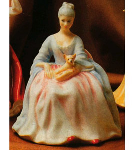 * Charlotte, HN 2423, $145.00, pastel  Royal Doulton, UK