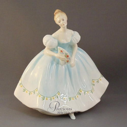 * First Dance, HN 2803, $95.00,  pale blue, Royal Doulton, U