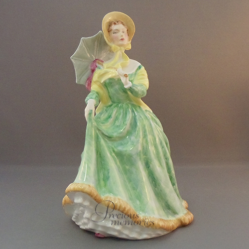 * Elizabeth, HN 2946, $189.00, Green/Yellow, Royal Doulton,