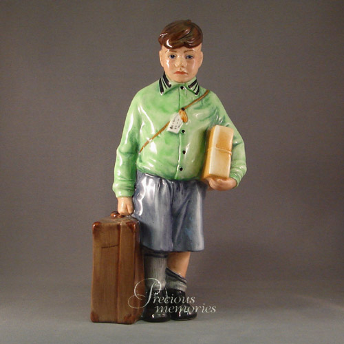 Boy Evacuee, HN 3202, LE,  Royal Doulton Figurine UK
