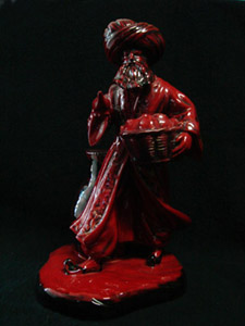 * Lamp Seller, HN 3278, $329.00, Flambe, Character