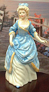 * Christine, HN 3767, $159.00,  Blue/cream,  Royal Doulton, 