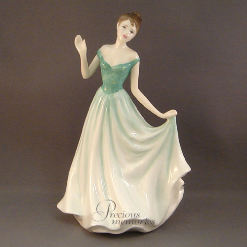 * Chloe, HN 4456, $125.00,  white/green, Royal Doulton