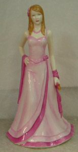 * Cherish, HN 4815, $139.00, Breast Cancer Charity Figure Ro