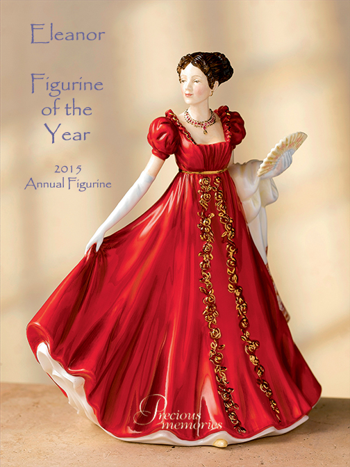 * Eleanor, HN 5725, $229.00, Red, FOY 2015 Royal Doulton