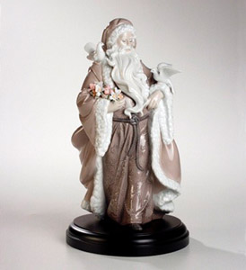Lladró:  Father Christmas, Spirit of Nature,