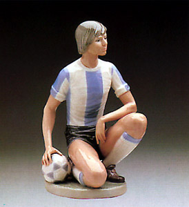 Lladró:  Soccer Player, Man,